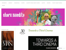 Tablet Screenshot of charunivedita.com